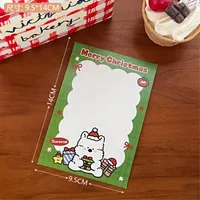 Tengyi Original Cute Cartoon Christmas Dog Head Backer-Card Girl Packaging Decoration Bottom Cardboard Gift Cardboard sku image 11