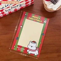 Tengyi Original Cute Cartoon Christmas Dog Head Backer-Card Girl Packaging Decoration Bottom Cardboard Gift Cardboard sku image 12