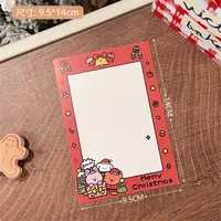 Tengyi Original Cute Cartoon Christmas Dog Head Backer-Card Girl Packaging Decoration Bottom Cardboard Gift Cardboard sku image 14