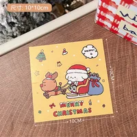 Tengyi Original Cute Cartoon Christmas Dog Head Backer-Card Girl Packaging Decoration Bottom Cardboard Gift Cardboard sku image 15