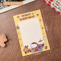 Tengyi Original Cute Cartoon Christmas Dog Head Backer-Card Girl Packaging Decoration Bottom Cardboard Gift Cardboard sku image 16