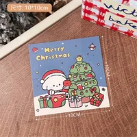 Tengyi Original Cute Cartoon Christmas Dog Head Backer-Card Girl Packaging Decoration Bottom Cardboard Gift Cardboard sku image 21