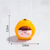 3D Resin Fruit Doll Accessories Large Cream Color Gel Micro Landscape Dollhouse Blind Box Collection Toys sku image 1