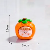 3D Resin Fruit Doll Accessories Large Cream Color Gel Micro Landscape Dollhouse Blind Box Collection Toys sku image 6