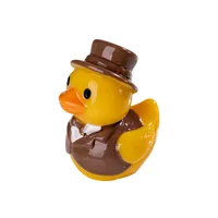 Creative Cartoon Resin DIY Craft Accessories Table Decorations Small Yellow Duck Micro Landscape Decoration Car Decoration main image 5
