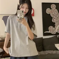 Fashion Style Women's Summer Pajamas Short-Sleeved Casual Plaid Pants Home Wear Two-Piece Set Breathable Comfortable Trueran Blend sku image 3