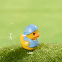 Creative Cartoon Resin DIY Craft Accessories Table Decorations Small Yellow Duck Micro Landscape Decoration Car Decoration sku image 2