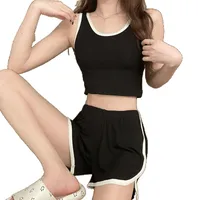 Fashion Modal Pajamas Women's High-End Young Beautiful Fashion  Full Set Of Sports Suit Women's Charming Motorcycle Style main image 5