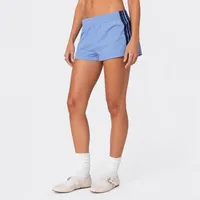 New Women's Casual Sports Shorts Elastic Waist Three-Point Length Polyester Blend Comfortable Breathable Mid Waist main image 2