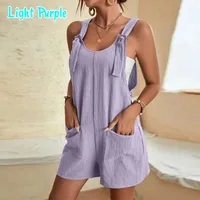 Casual Fashion  Style Style Suspenders Pants Street Style High Waist Loose Five-Point Shorts main image 4