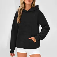 Fashion Long Sleeve Hooded Sweater Women's Autumn And Winter New Sportswear Comfortable Round Neck Sweater With Pockets main image 2