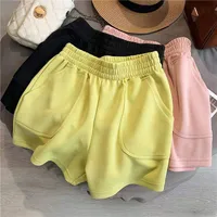 Suitable For Summer Thin High Waist Loose Cotton Sports Shorts Women's Wide-Legged Pants Casual Fashion Three Points Length Suit main image 1