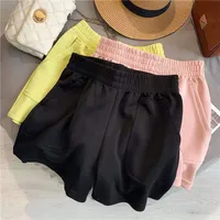 Suitable For Summer Thin High Waist Loose Cotton Sports Shorts Women's Wide-Legged Pants Casual Fashion Three Points Length Suit main image 3
