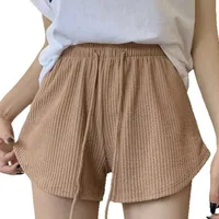 Men's High Waist Women's Fitness Shorts Casual Sports Loose Wide Leg Summer New Plaid Pattern Polyester Elastic Waist main image 4