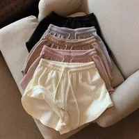 Men's High Waist Women's Fitness Shorts Casual Sports Loose Wide Leg Summer New Plaid Pattern Polyester Elastic Waist main image 5