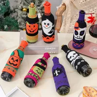 Halloween Decoration Knitted Christmas Bottle Cover Red Wine Suitable For Restaurant Decoration Clothing Accessories main image 1