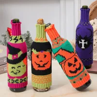 Halloween Decoration Knitted Christmas Bottle Cover Red Wine Suitable For Restaurant Decoration Clothing Accessories main image 4