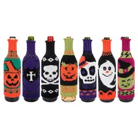 Halloween Decoration Knitted Christmas Bottle Cover Red Wine Suitable For Restaurant Decoration Clothing Accessories main image 5