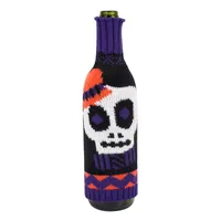 Halloween Decoration Knitted Christmas Bottle Cover Red Wine Suitable For Restaurant Decoration Clothing Accessories sku image 4