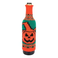 Halloween Decoration Knitted Christmas Bottle Cover Red Wine Suitable For Restaurant Decoration Clothing Accessories sku image 6