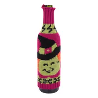 Halloween Decoration Knitted Christmas Bottle Cover Red Wine Suitable For Restaurant Decoration Clothing Accessories sku image 7