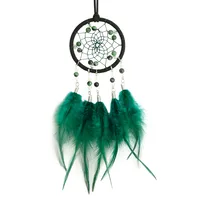 New Car Ornaments High Sense Car Interior Rearview Mirror Pendant Car Decoration Accessories Iron Hoop Feather main image 4