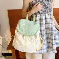 Cute Children's Backpacks Dual Shoulder Bags Cartoon Fruit Pattern Nylon Leisure School Multifunctional Backpack Cover Style main image 2