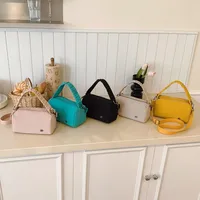 Women's Nylon Solid Color Streetwear Square Zipper Shoulder Bag main image 1