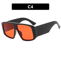 Vintage With Large Rims Square Sunglasses Women Fashion  Style Style Sunglasses Outdoor Travel Sun Protection sku image 4