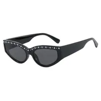 Triangle Cat-Eye Sunglasses Diamond-Embedded Fashion Sunscreen  Style High-End Sunglasses main image 5