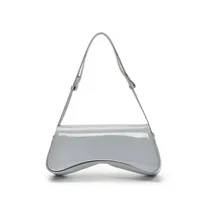 Women's Pu Leather Solid Color Streetwear Pillow Shape Flip Cover Shoulder Bag sku image 3