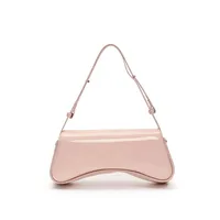 Women's Pu Leather Solid Color Streetwear Pillow Shape Flip Cover Shoulder Bag sku image 4