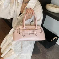 Women's Pu Leather Solid Color Streetwear Square Zipper Shoulder Bag main image 3