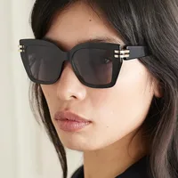 Large Square Frame Sunglasses Ladies UV Protection To Make Round Face Thin-Looked Fashion Travel And Street Fashion Glasses main image 2
