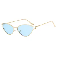 Style Triangle Cat Eye Sunglasses Hollow Personality Metal Sunglasses Street Trend Style Women's Sunglasses main image 5