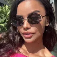 Devil's Claw Sunglasses Fashion Octagonal Frameless Sun-Resistant Sunglasses Fashion Eye Protection Ladies Travel And Streetwear main image 3