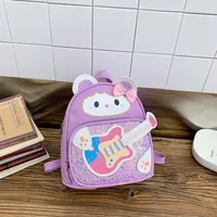 Kid'S Nylon Cartoon Cute Square Zipper Functional Backpack sku image 1