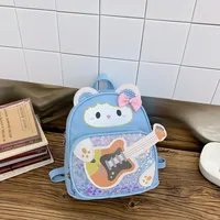 Kid'S Nylon Cartoon Cute Square Zipper Functional Backpack sku image 2