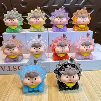 Cute Durian Flashing Luminous Doll Oil Quicksand Desktop Decoration Blind Box Blind Bag Doll Car Wholesale Gift main image 2