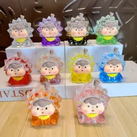 Cute Durian Flashing Luminous Doll Oil Quicksand Desktop Decoration Blind Box Blind Bag Doll Car Wholesale Gift main image 3