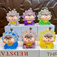 Cute Durian Flashing Luminous Doll Oil Quicksand Desktop Decoration Blind Box Blind Bag Doll Car Wholesale Gift main image 4