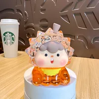 Cute Durian Flashing Luminous Doll Oil Quicksand Desktop Decoration Blind Box Blind Bag Doll Car Wholesale Gift sku image 4
