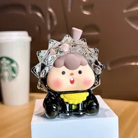 Cute Durian Flashing Luminous Doll Oil Quicksand Desktop Decoration Blind Box Blind Bag Doll Car Wholesale Gift sku image 10