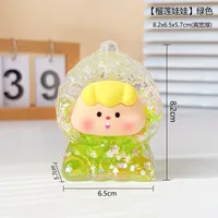 Acrylic Luminous Three-Dimensional Popular Fruit Baby Quicksand Small Ornaments Fruit Girl Oil Cartoon Creative DIY Fashion sku image 3