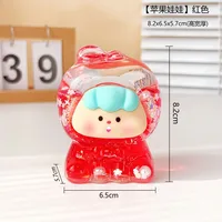 Acrylic Luminous Three-Dimensional Popular Fruit Baby Quicksand Small Ornaments Fruit Girl Oil Cartoon Creative DIY Fashion sku image 4