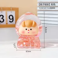 Acrylic Luminous Three-Dimensional Popular Fruit Baby Quicksand Small Ornaments Fruit Girl Oil Cartoon Creative DIY Fashion sku image 5