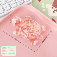 Flash XINGX Quicksand Cartoon Large Turtle Decoration Live Broadcast Blind Bag Match-up Office Desk Surface Panel Decoration Wholesale sku image 2