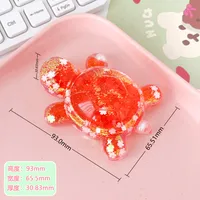 Flash XINGX Quicksand Cartoon Large Turtle Decoration Live Broadcast Blind Bag Match-up Office Desk Surface Panel Decoration Wholesale sku image 4