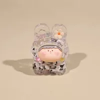 Internet Hot M Bean Lilisi Rabbit Head Oil Colorful M Bean Flash Decoration DIY Fashion Play Blind Box Creative Ornament sku image 4