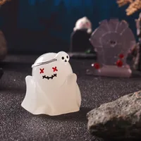Halloween Luminous Ornaments Stone Tablet Pumpkin Micro Landscape Small Ornaments Car Central Control Decorative Luminous Ornaments main image 4